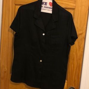 Vintage Linen Button Down Top